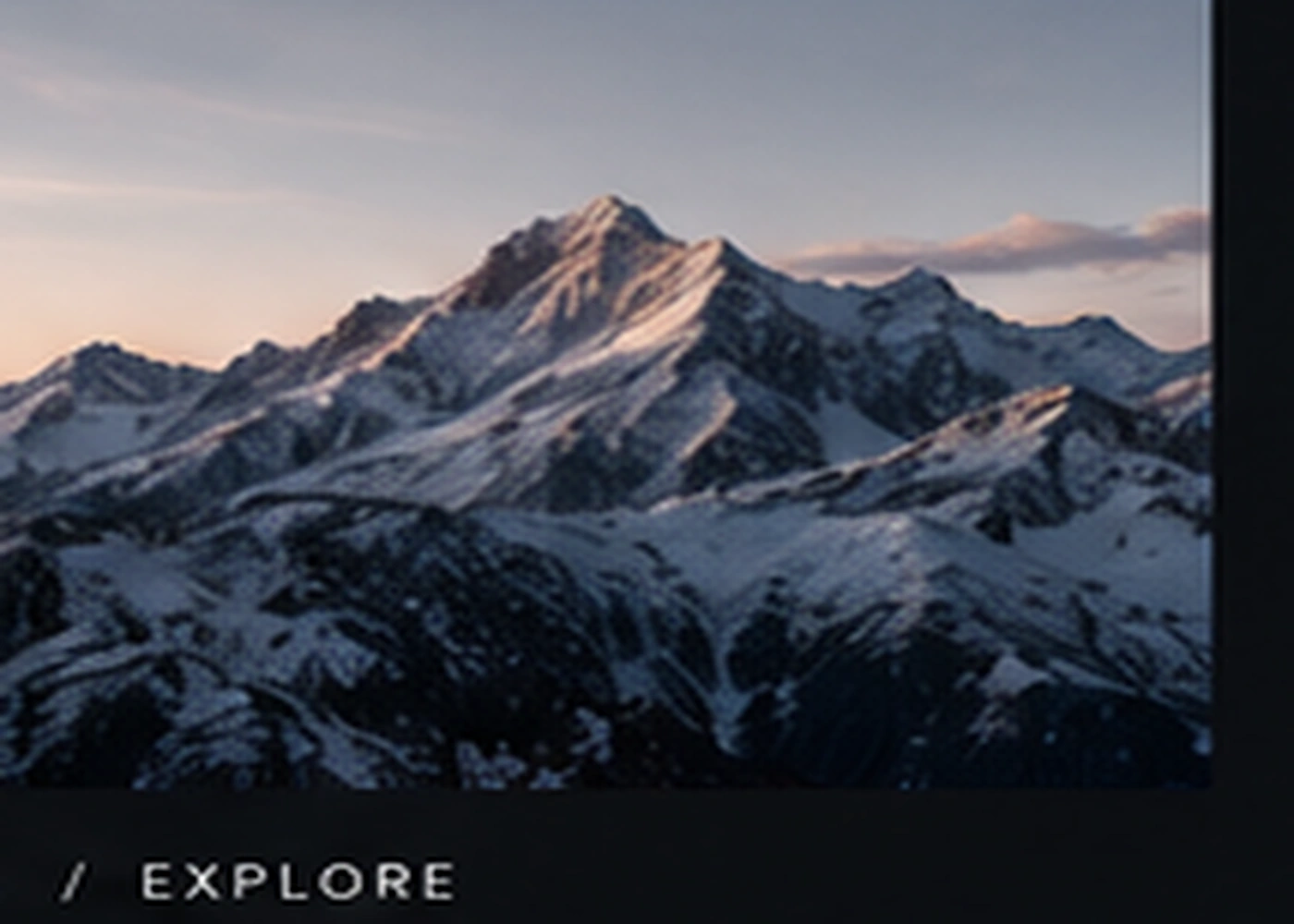Mountain scene